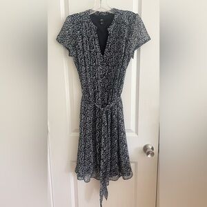 JBS Navy Floral Print Women's Dress